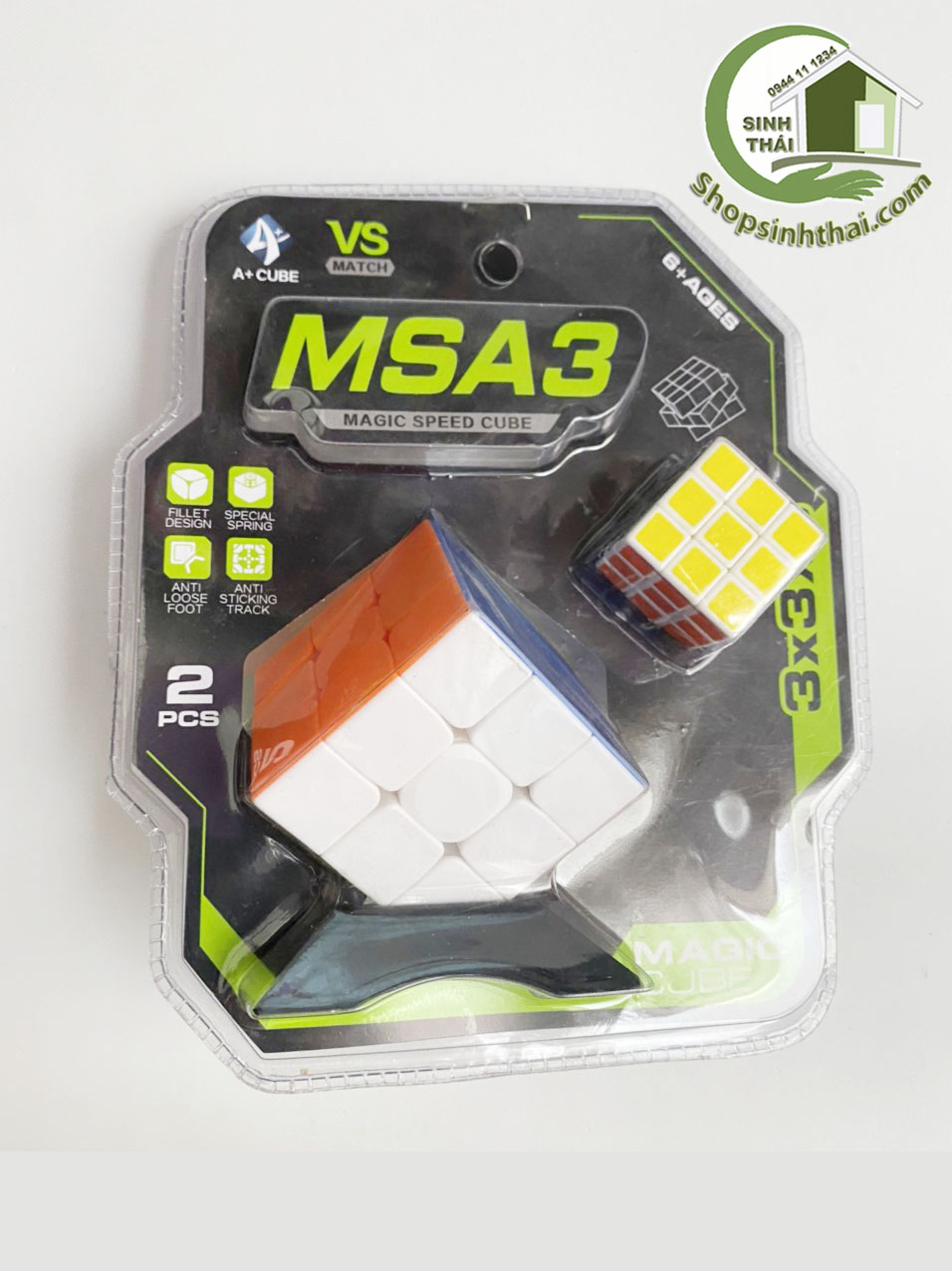 [HCM]Vỉ hai cục rubik to nhỏ 3x3