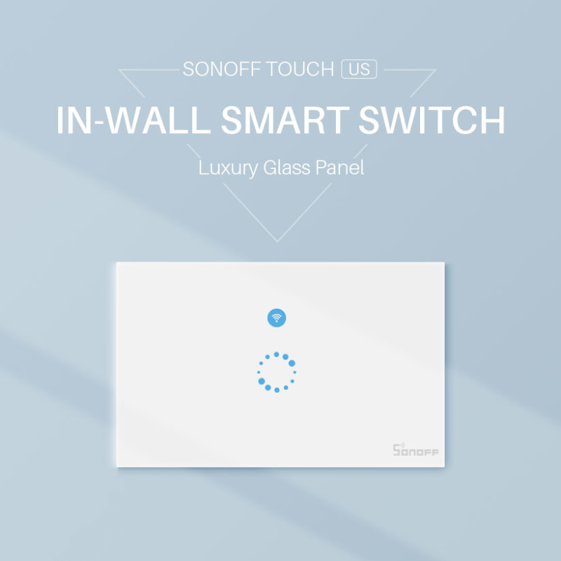 SONOFF Outlet TouchUS1C Wifi Smart Wall Switch 1 Gang US Touch Light Switch eWeLink APP Điều khiển từ mọi nơi Điều khiển thời gian đã lên lịch / Đếm ngược Hoạt động với Google Home Alexa, dành cho Tự động hóa gia đình 100-240V AC giá rẻ