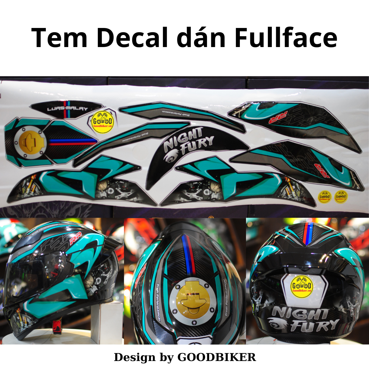 BMW full face decal sticker