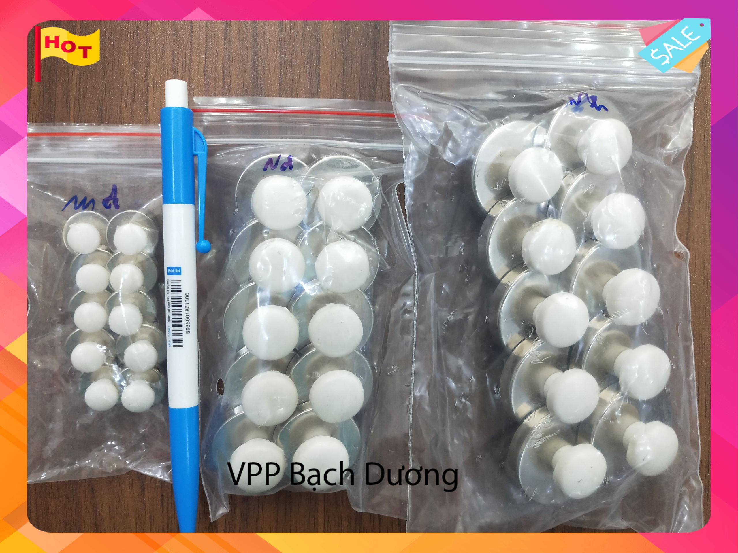 Nam châm núm trung - bịch/10 cái