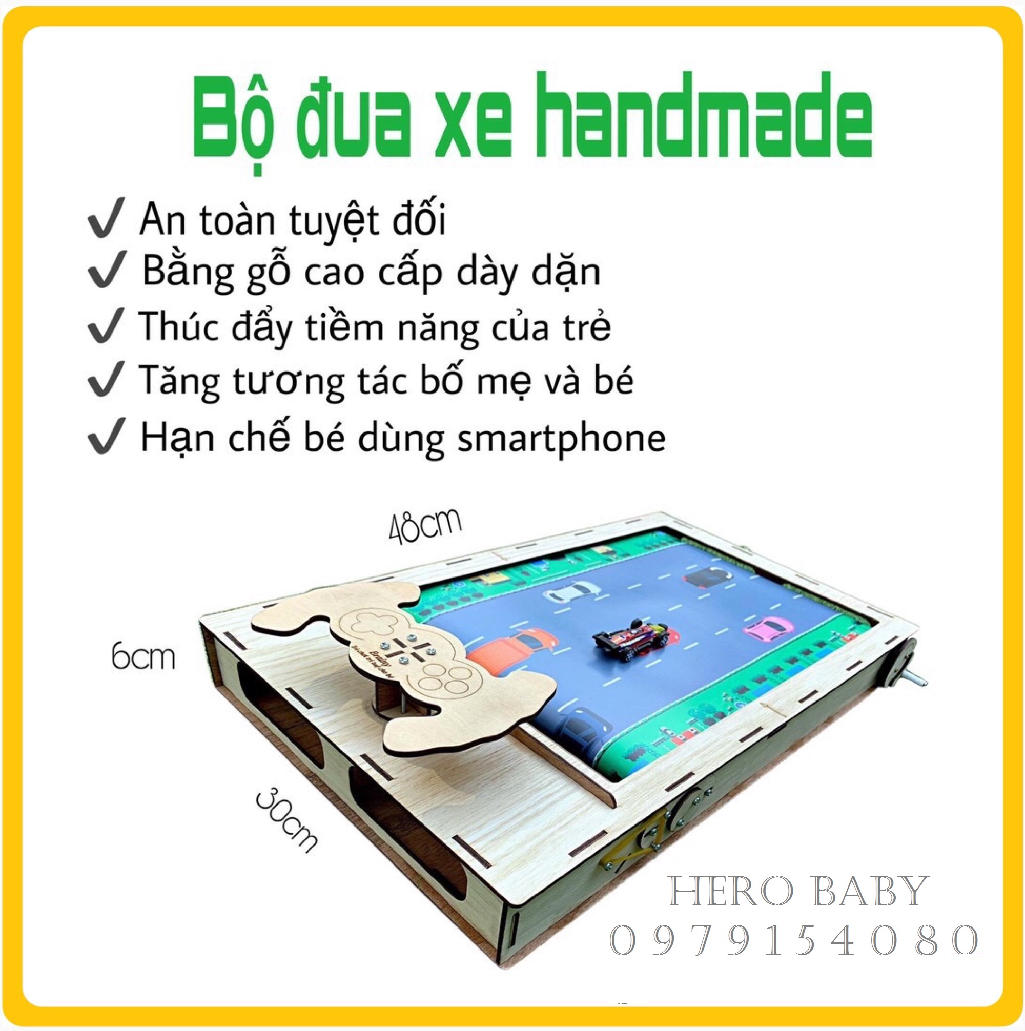 [HCM]Đồ Chơi Xe Handmade Bằng Gỗ