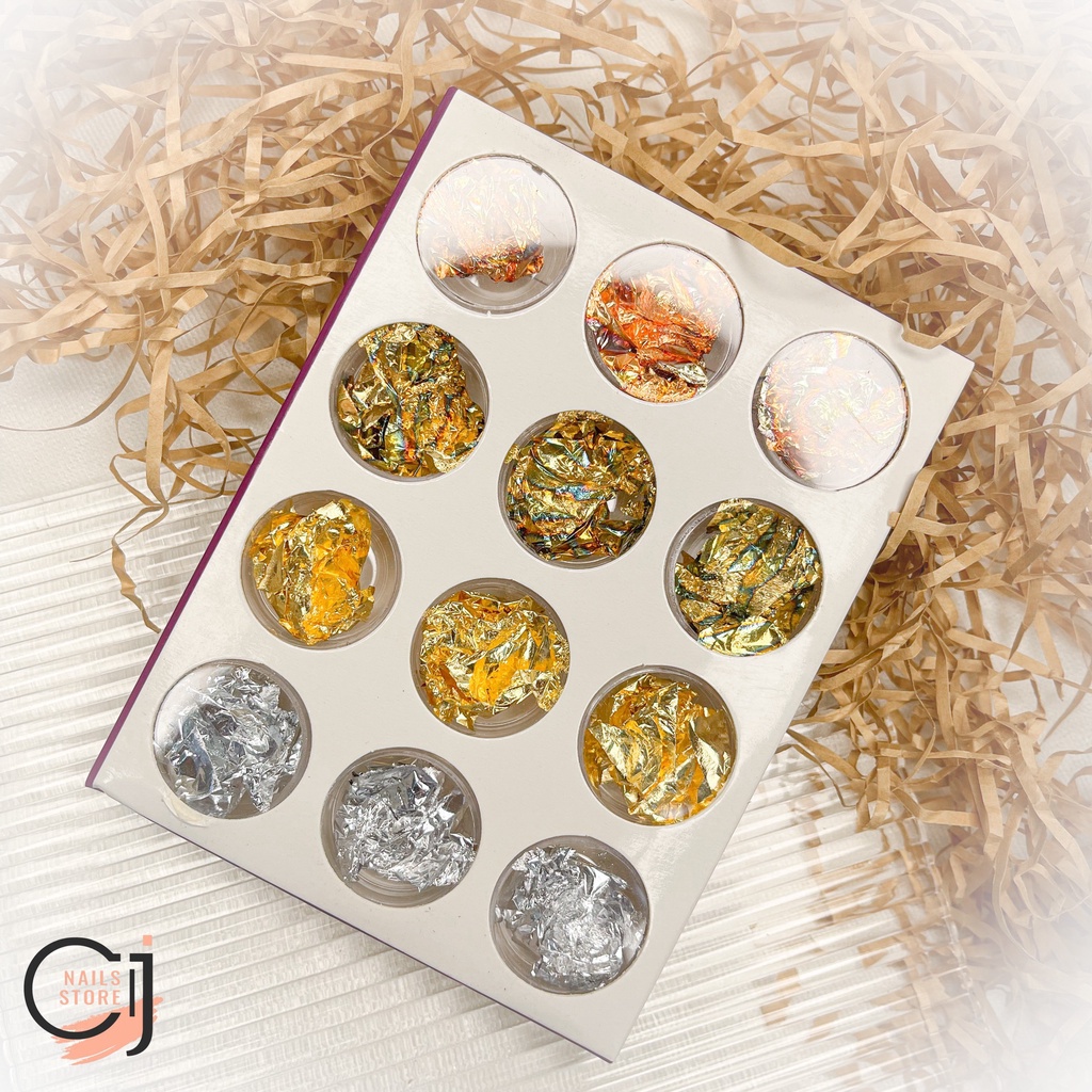 {CJ Nails Store} Set giấy nhún trang trí móng