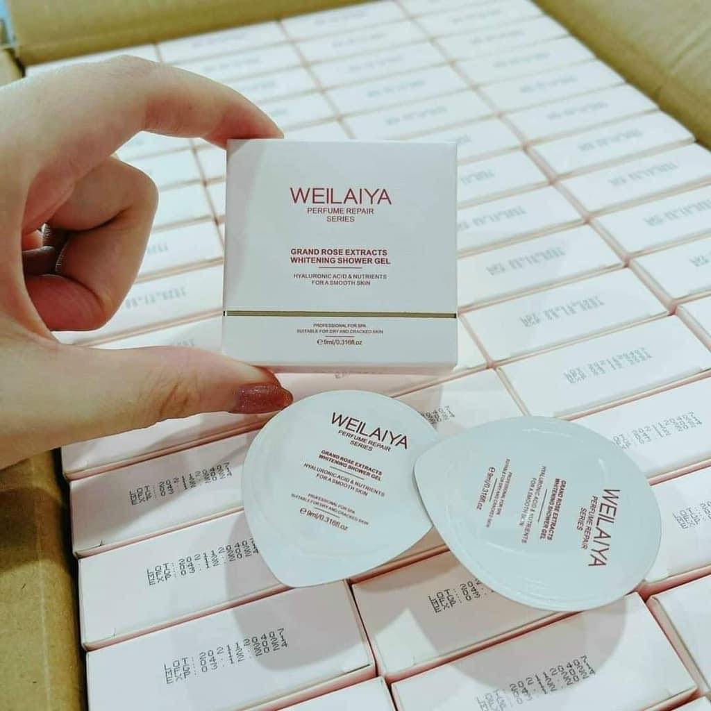 Set sữa tắm gội xả mini phục hồi đa tầng weilaiya