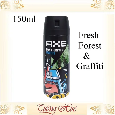 Xịt khử mùi Nam Axe Fresh Forest & Graffiti Deodorant & Body Spray - 150ml