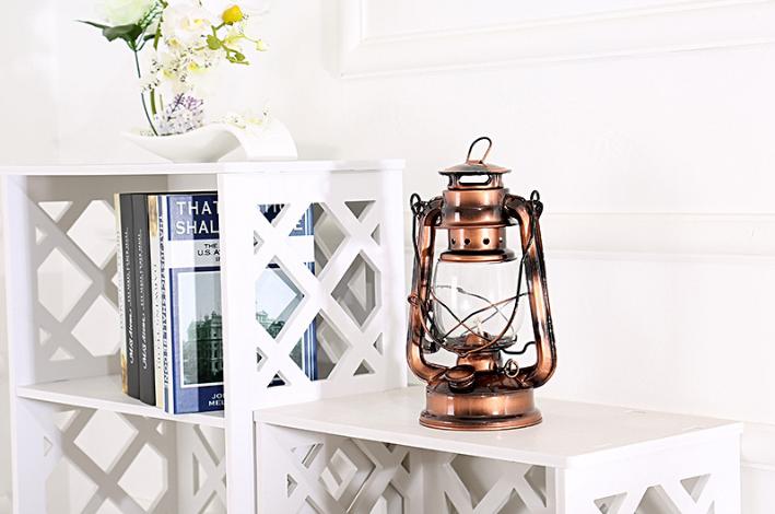 đèn dầu, đèn dầu đi bão giả cổ màu đồng