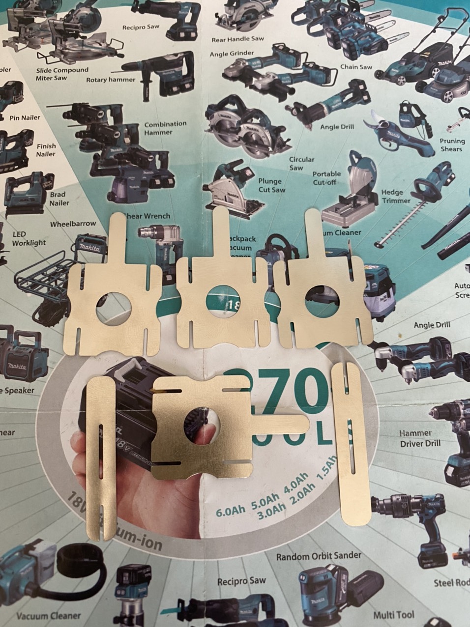 Bộ kẽm hàn cell pin 5S-2P , size 0.15mm.
