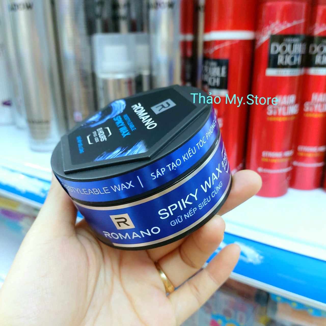 Wax vuốt tóc - Sáp tạo kiểu Romano 68g
