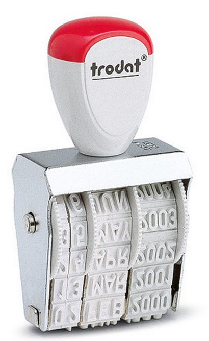 Con dấu ngày tháng năm chấm mực 4mm (Troadat 1010)