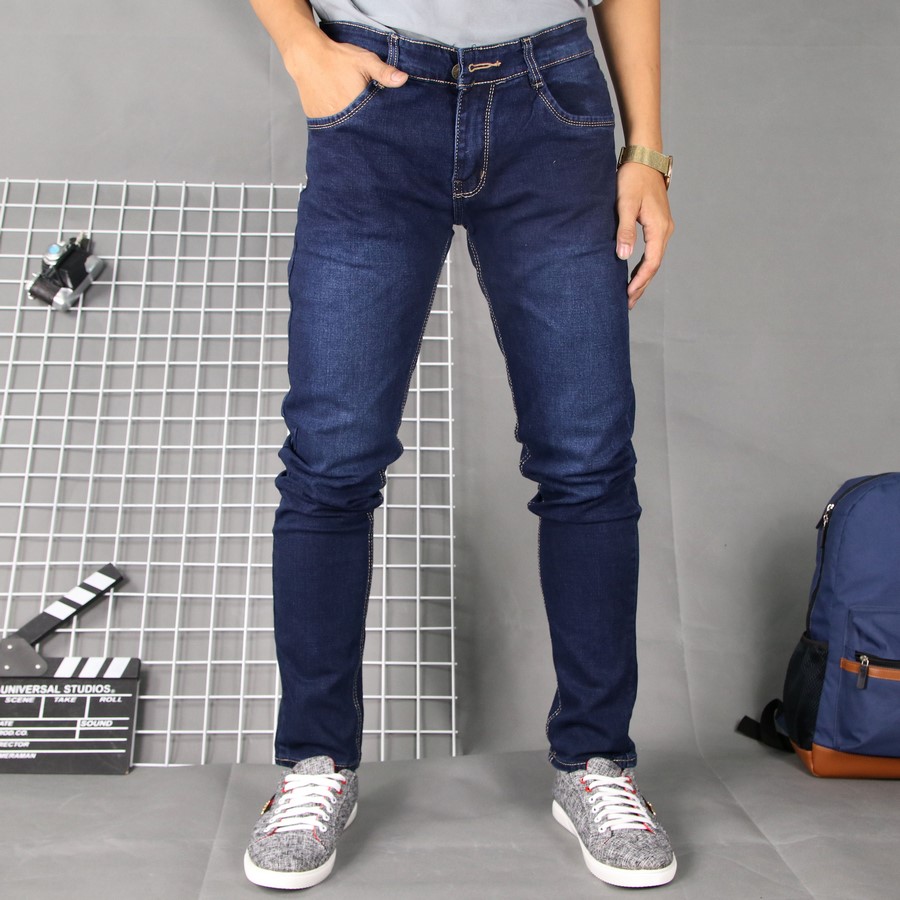 [Hoàn Tiền 15%] [HCM]Quần jeans nam xám vải đẹp co giãn không ra màu kiểu cào xước SG100 saosaigon