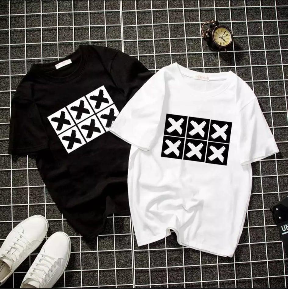 Áo thun nam HÀn Quốc form rộng in hình XXX độc lạ vải dày mịn mát