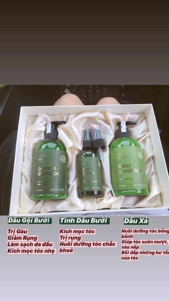 [HCM][SẢN PHẨM] COMBO DẦU GỘI+ DẦU XẢ+ XỊT BƯỞI VIJULLY [ CHÍNH HẢNG]