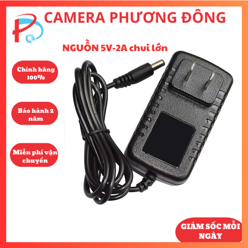 NGUỒN 5V-2A chui lớn , Adapter dùng cho Máy Chấm Công, máy hút ẩm