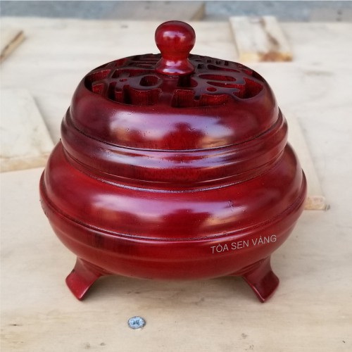Lư xông trầm hương bằng gỗ