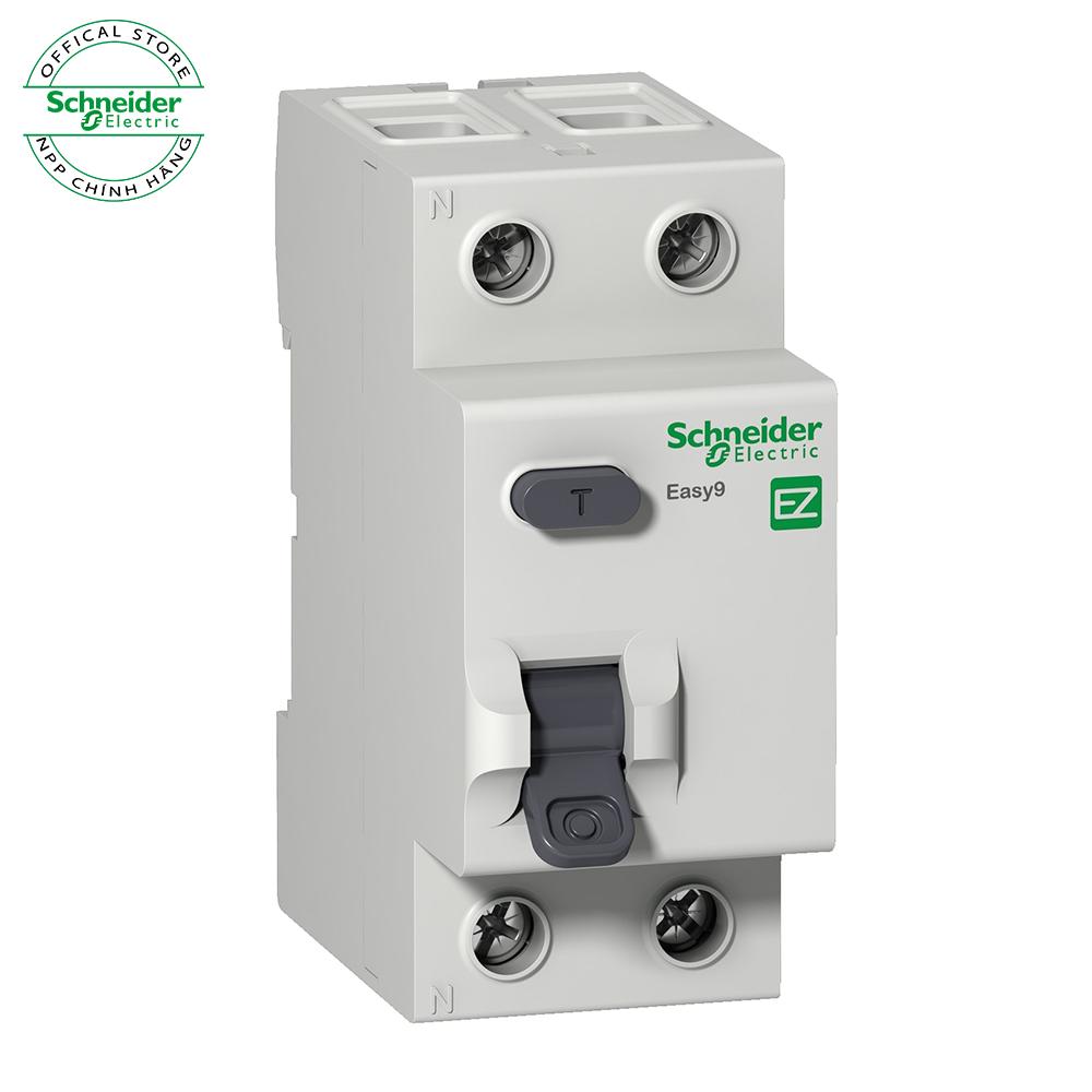 Rccb easy9 63a 30ma 2p - cầu dao / aptomat chống giật schneider electric