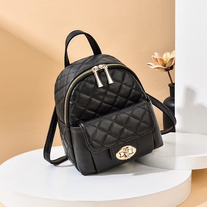 Balo nữ mini trần trám mắt méo xinh xắn TTM21