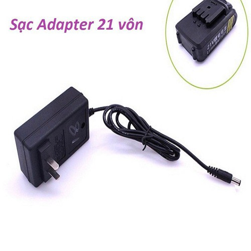 Sạc khoan pin 21V chân kim 5.5x2.5