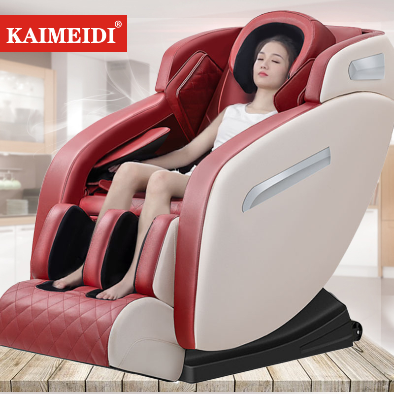 Ghế massage máy mát xa KAIMEIDI toàn tự động đa chức năng ghế da cao cấp, xoa bóp nhiệt thảo mộc, cạo gió gan bàn chân Redepshop