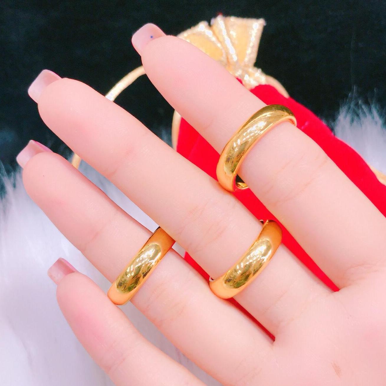 [HCM]Nhẫn nữ vàng nhẫn chỉ vàng tây đám cưới cô dâu thiết kế tinh tế sang trọng Trang Sức Gami N120