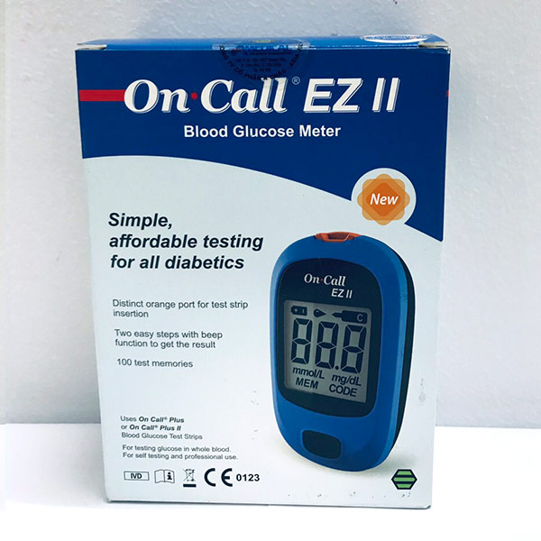 Máy đo tiểu đường On Call EZ ll + TẶNG 25 TEST THỬ