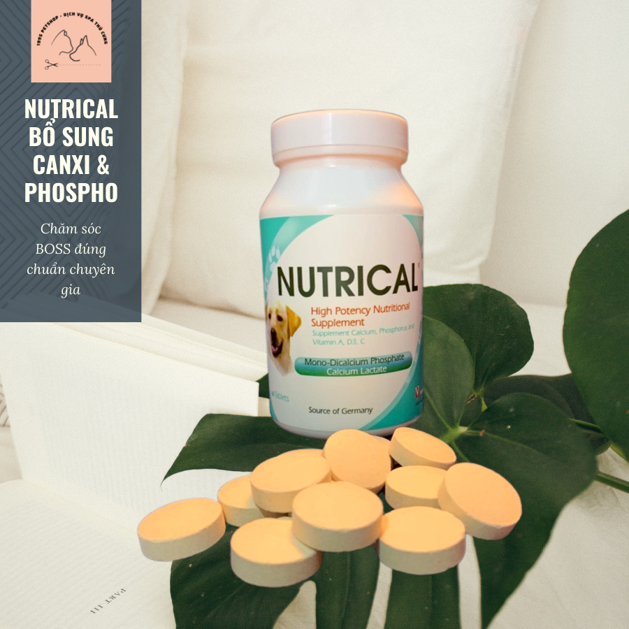 Viên NUTRICAL - Bổ sung Canxi & Phospho cho chó mèo (Viên lẻ)