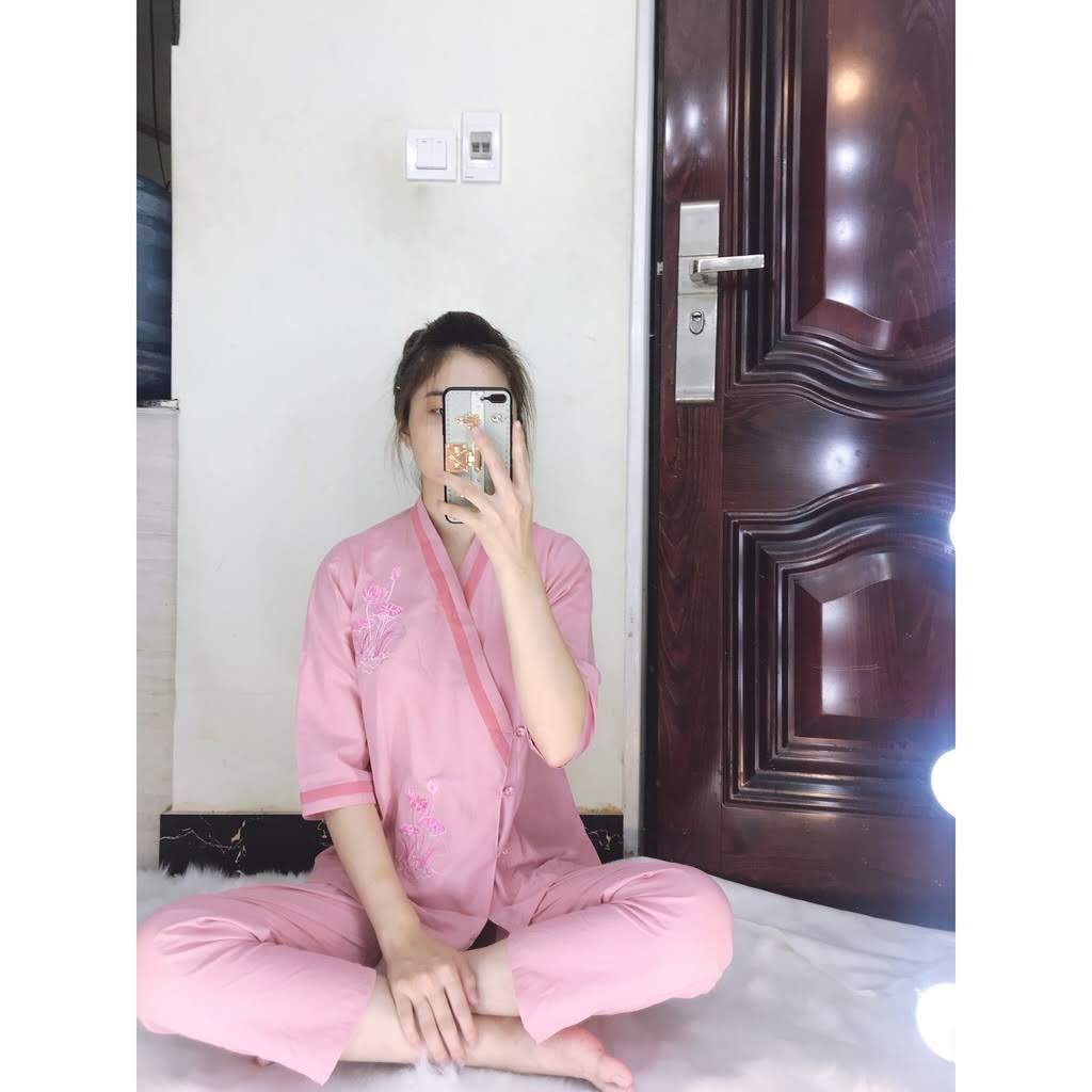 [HCM]ĐỒ LAM ĐI CHÙA- MẪU XÉO THÊU