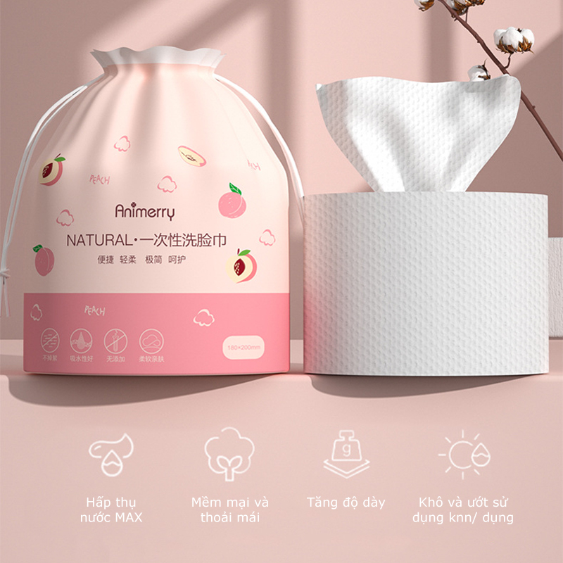 3 layers cotton makeup remover 222 pieces Cotton Pads