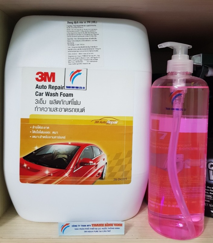 Xà bông bọt tuyết rửa xe 3M chai bán lẻ 1 lít (Car Wash Foam)