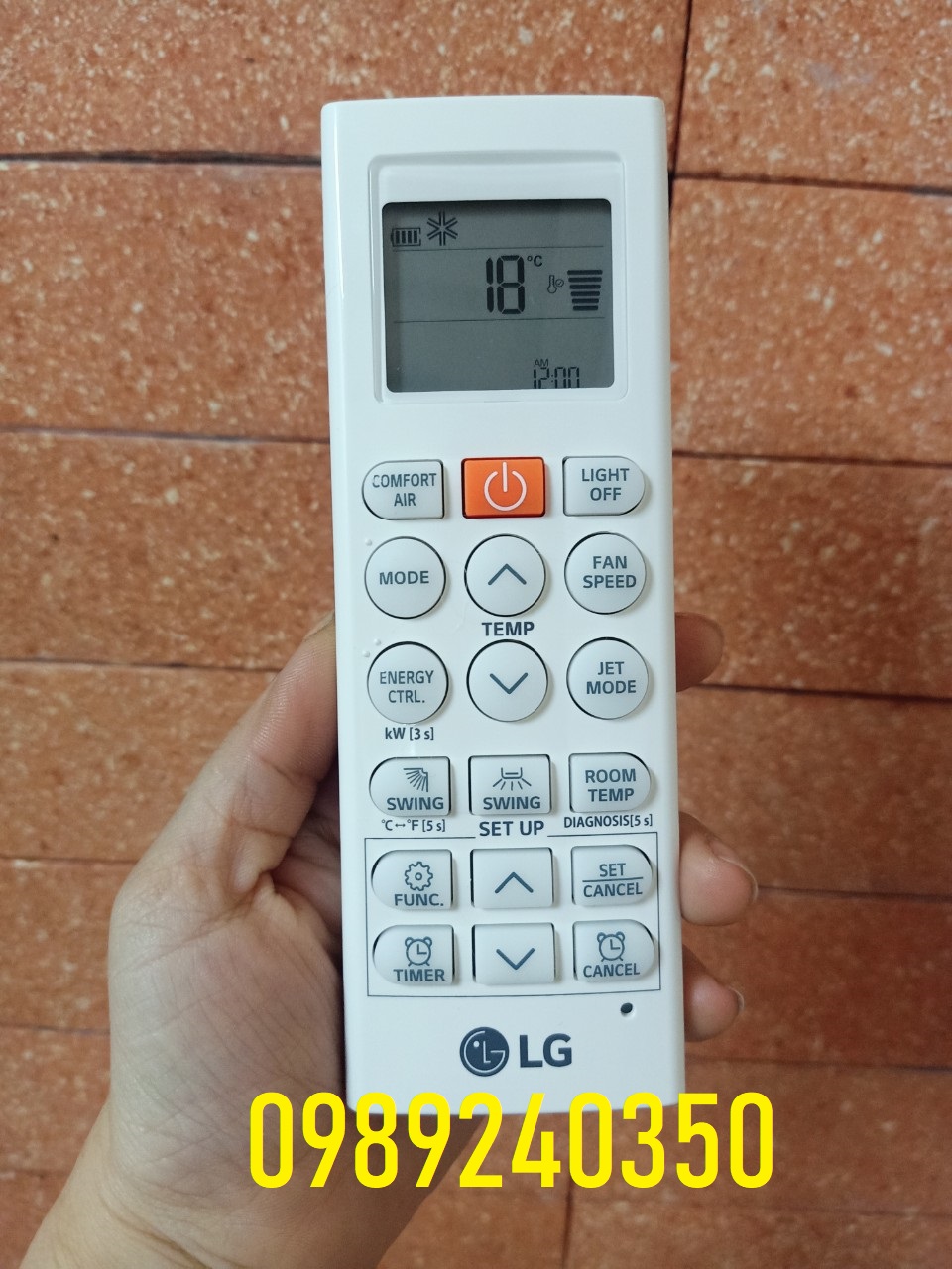 Điều khiển điều hòa máy lạnh lg akb74955604 mới chính hãng