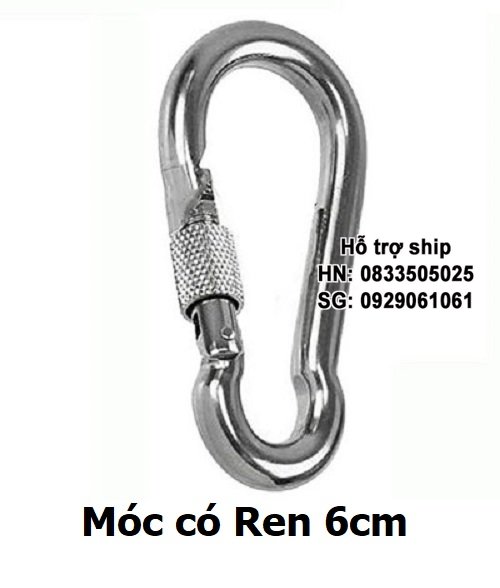 Hanpet - 1 chiếc - Móc khóa 4 size Inox 304 siêu cứng, móc xích inox có chống xoắn Móc inox có đuôi chống xoắn (Inox 304 nguyên chất) dùng cho dây dắt chó hoặc móc dây balo dã ngoại