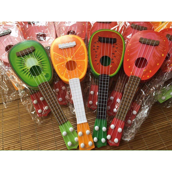 Đàn Dưa Hấu Ukulele Mini 32cm Trái Cây cho bé - Đàn hoa quả