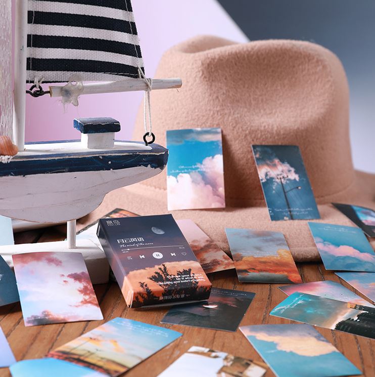 Bộ 30 Sticker Mây Trời Chill E127