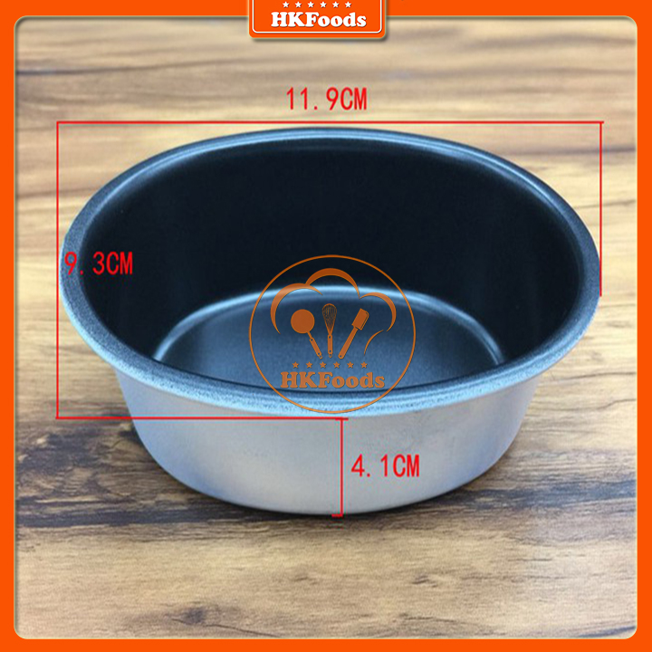 Khuôn chống dính cao cấp hình oval cỡ nhỏ D04 (12*9*4cm)