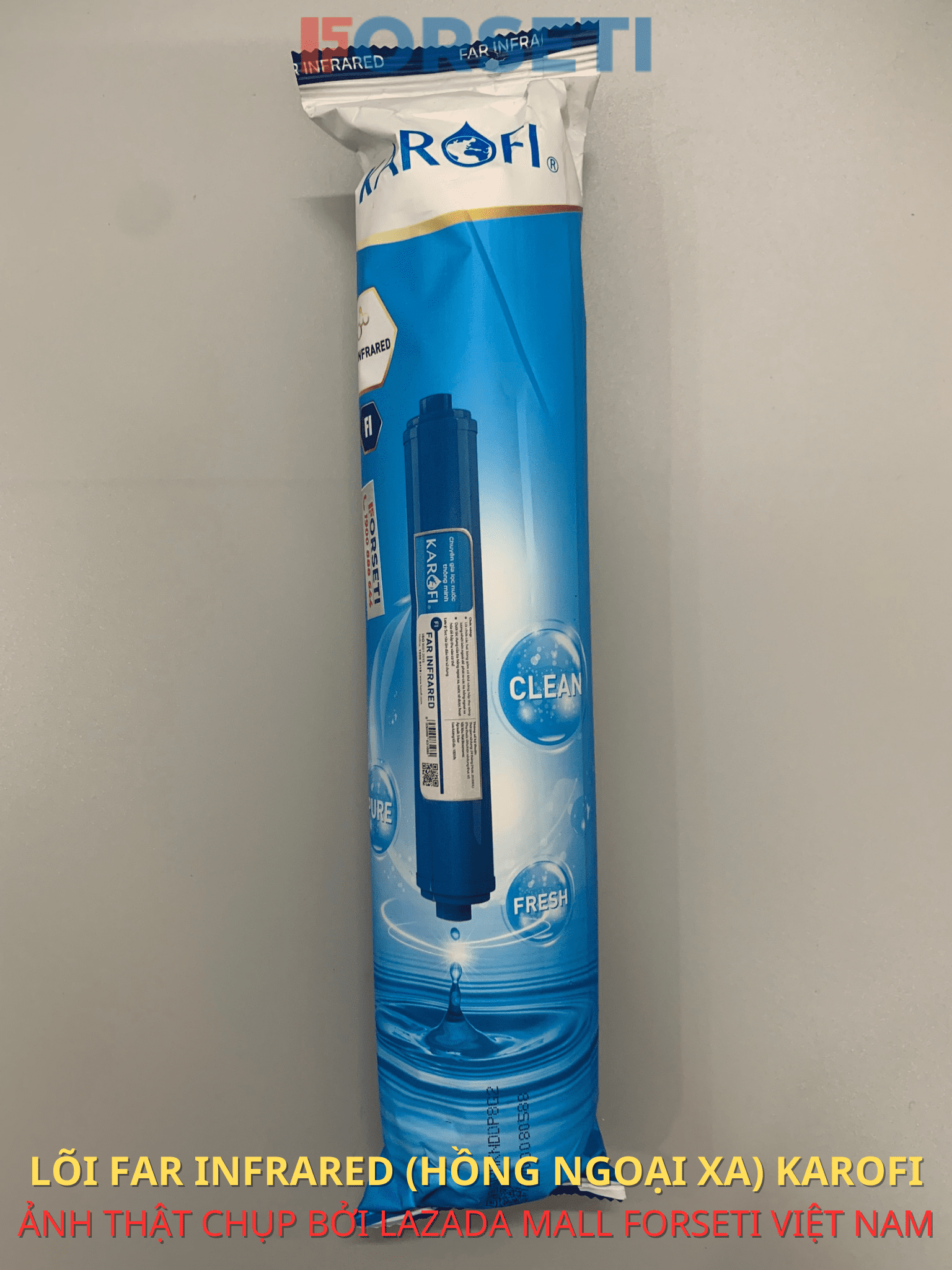 Combo 5 Lõi Lọc Chức Năng 56789 KAROFI (T33 Min Far Orp Nano) (Tặng 1 Cút T Nối Nhanh Và 1 Mét Dây 6mm)