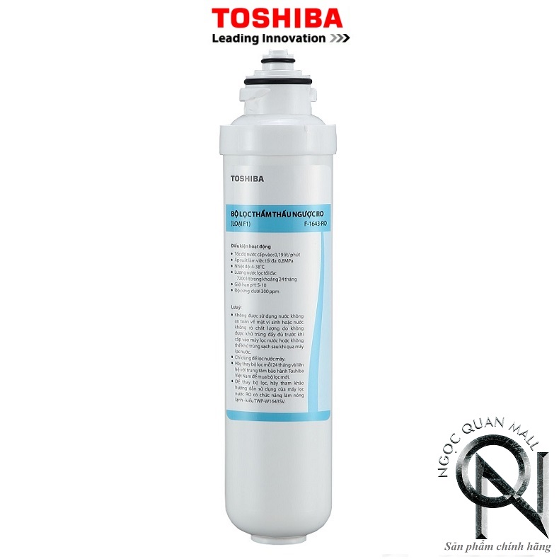 Lõi lọc toshiba số 3 f-1643-ro