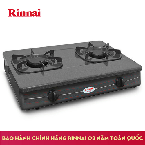 [Voucher 7% Max 800K] Rinnai Rv-360 Gmn Double Gas Stove (Black)[Today]