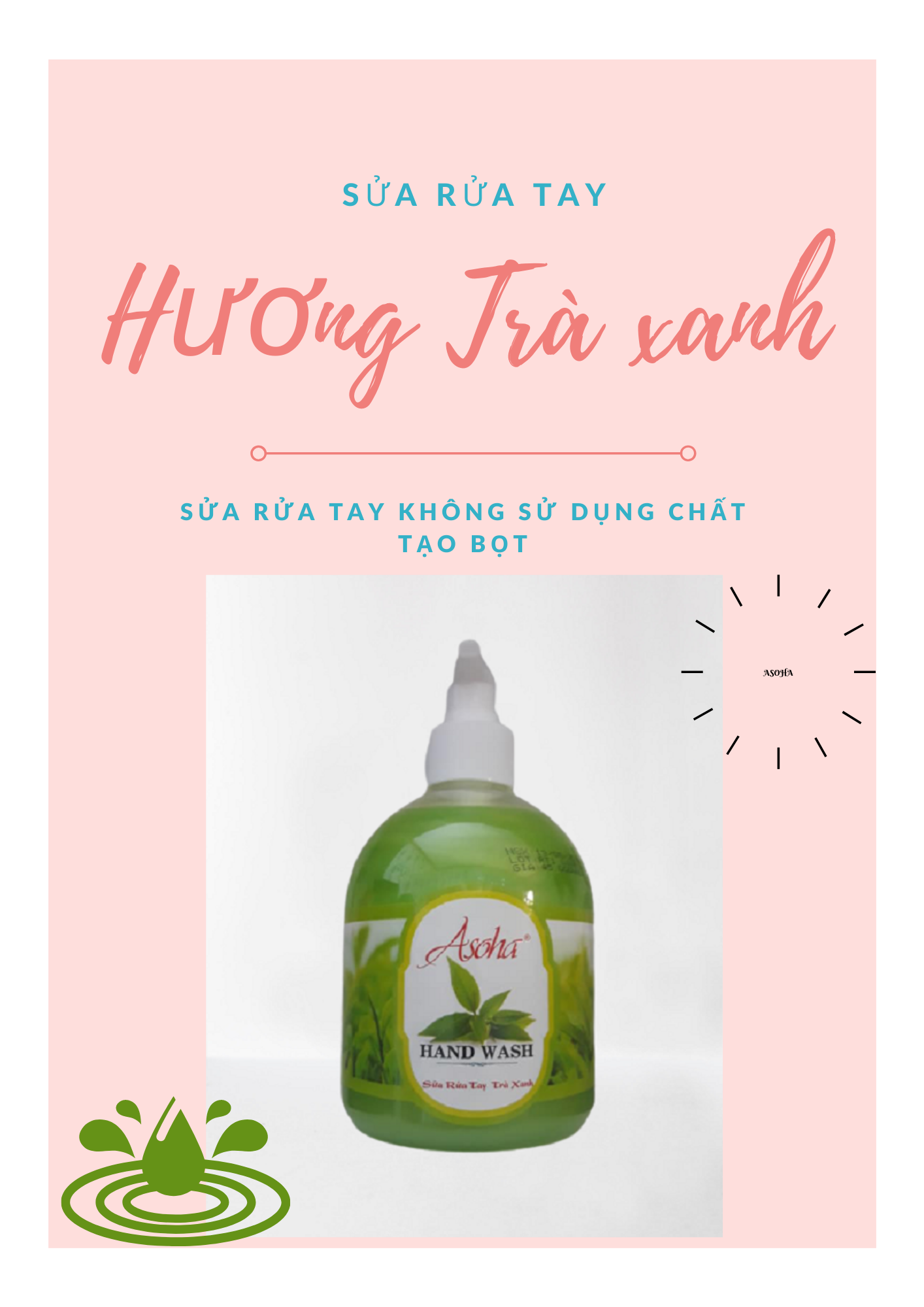 Sữa Rửa Tay ASOHA 500ML