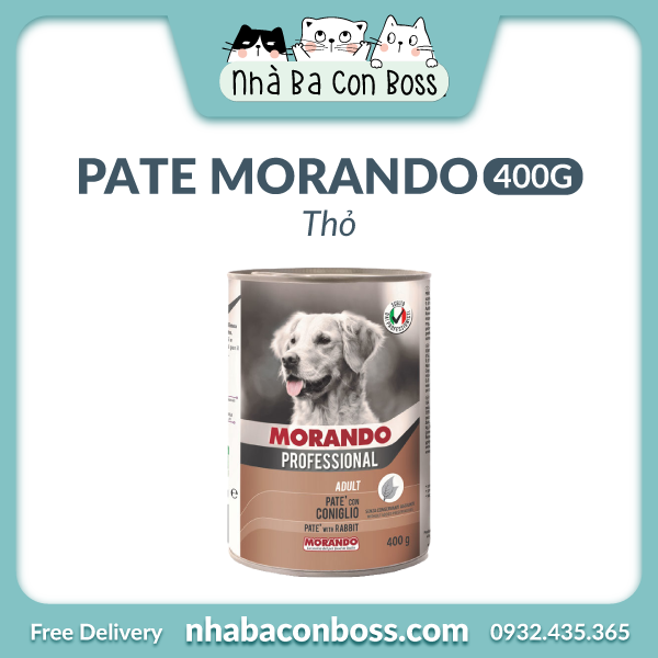 [Lon 400g] Pate Cho Chó Morando