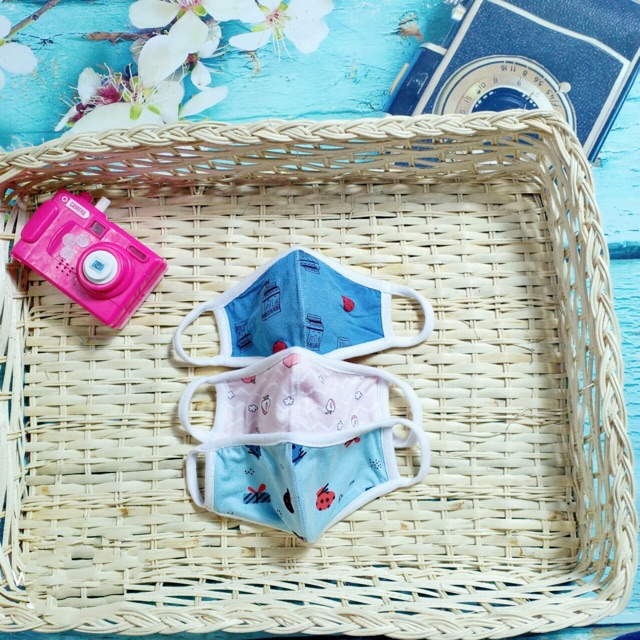 Set 2 khẩu trang bamboo sợi tre Avaler (6M-4y)