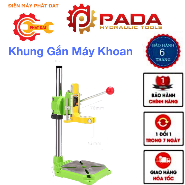 Khung gắn máy khoan thành máy khoan bàn cao cấp-khung gắn máy khoan cao cấp
