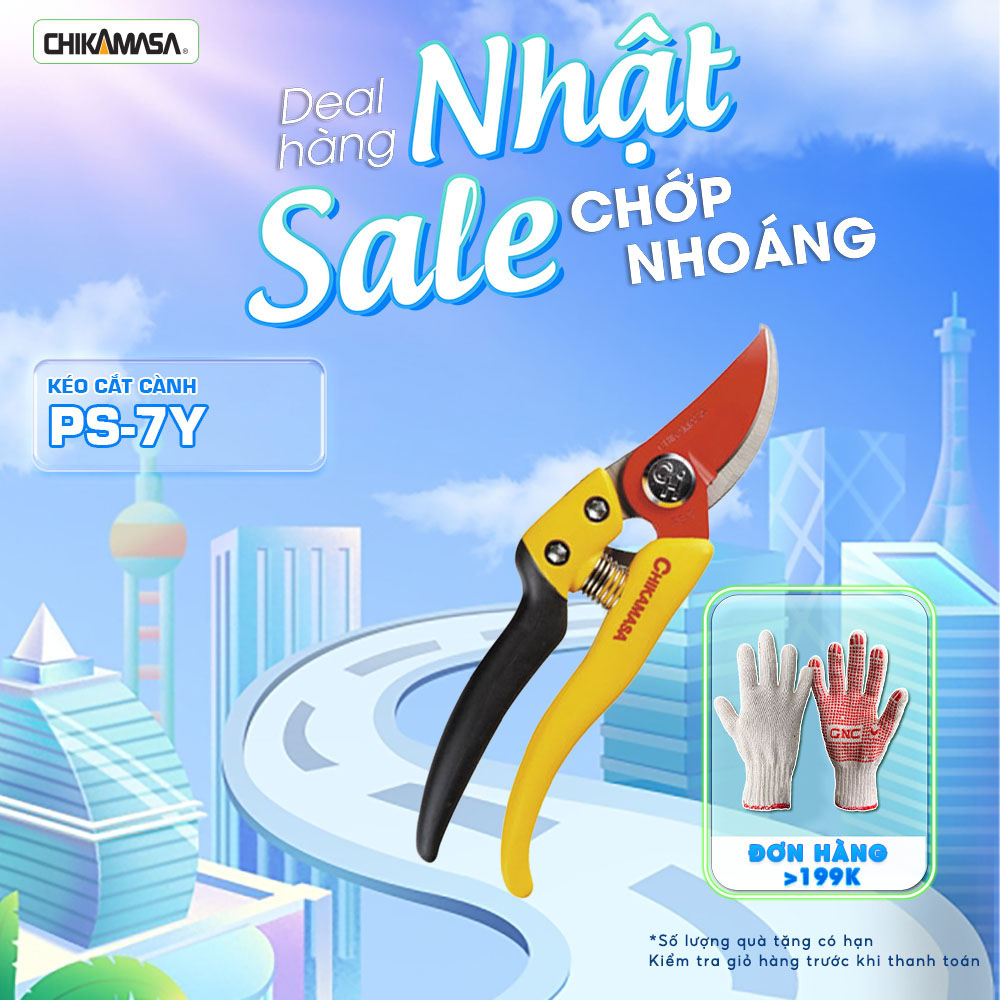 Kéo cắt cành cao cấp Nhật Bản Chikamasa PS-7Y