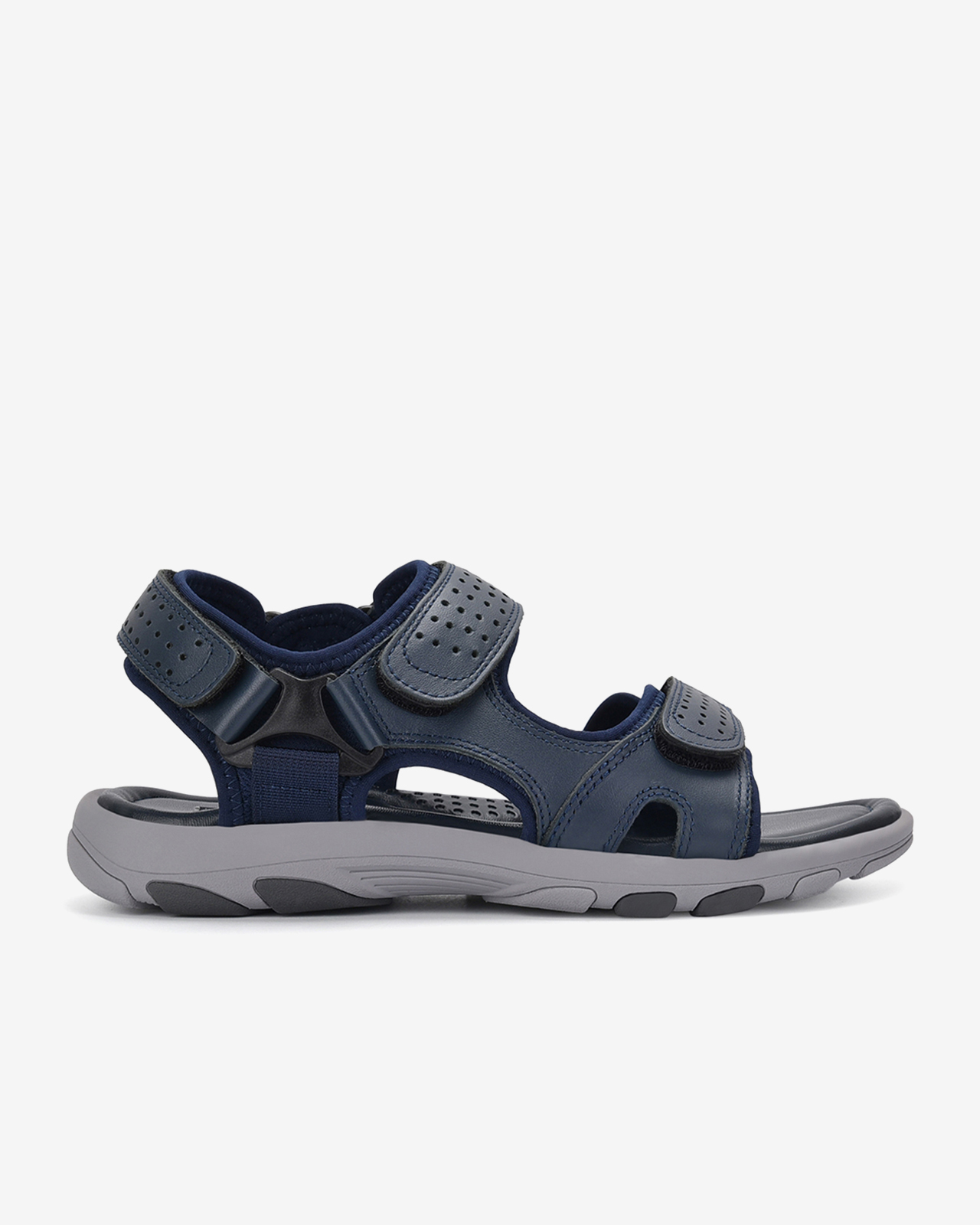Sandal nam da bò Đông Hải quai ngang thiết kế hiện đại điều chỉnh được quai hậu - S3217