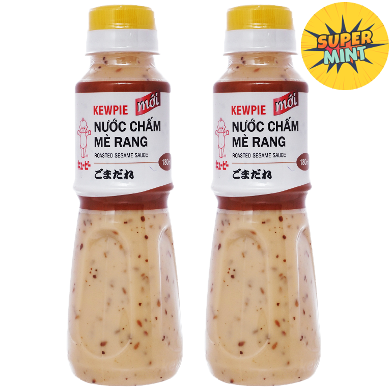 Combo 2 chai nước chấm mè rang Kewpie 180ml