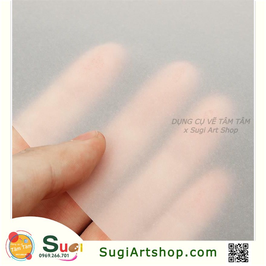 Giấy vẽ SCAN mỏng định lượng 53gsm (xấp 10 tờ)