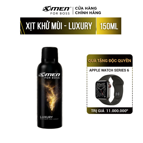 Xịt khử mùi X-Men For Boss Luxury - Mùi hương sang trọng tinh tế 150ml cao cấp