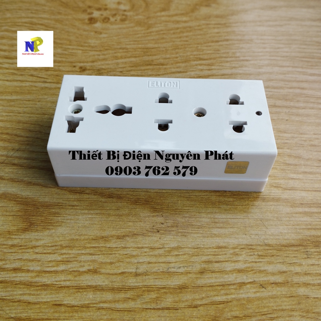 [ELITON] Ổ Cắm 3 Lổ Có Đa Năng 16A-250V