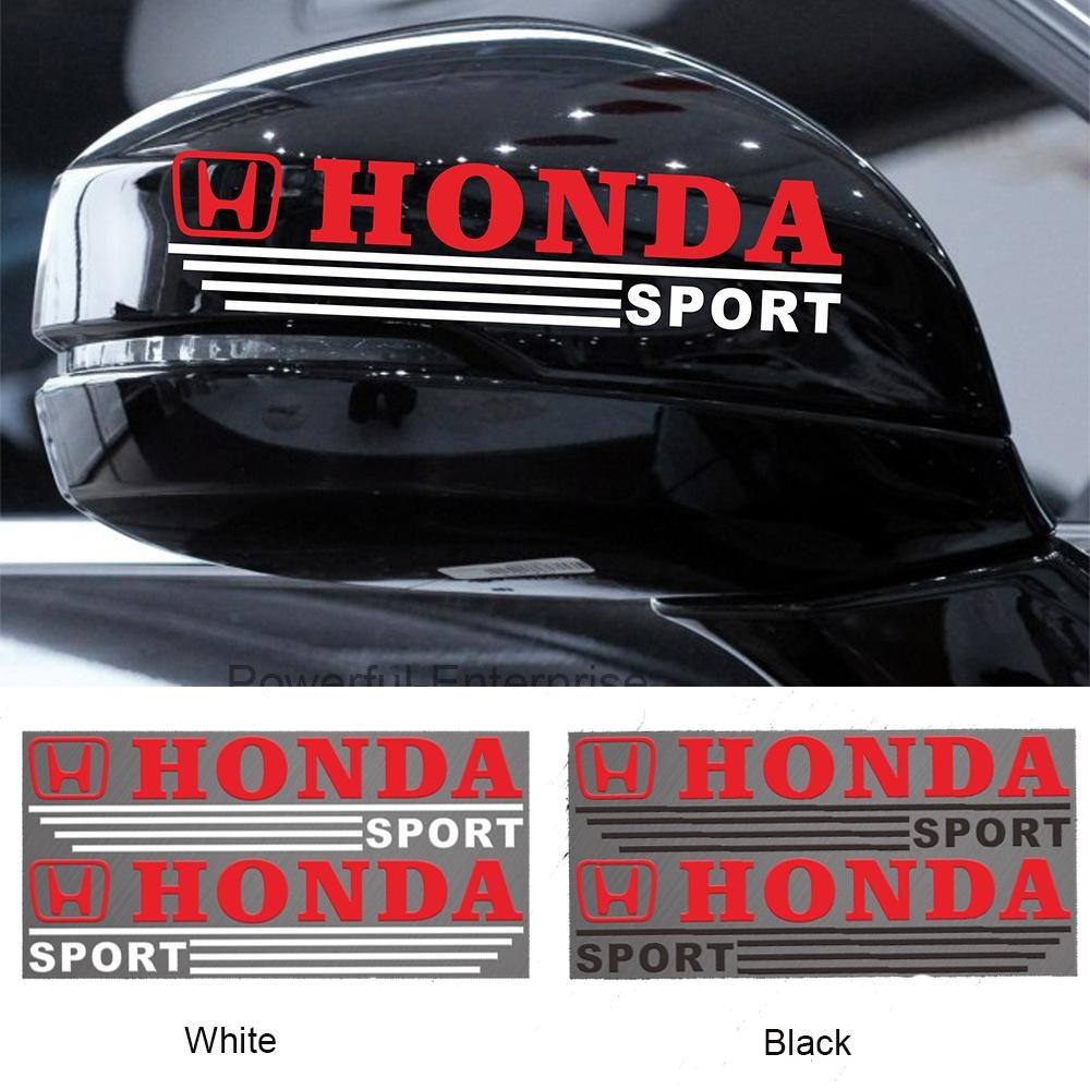 Bộ 2 Decal dán gương chiếu hậu cho ô tô - Tem dán gương chiếu hậu