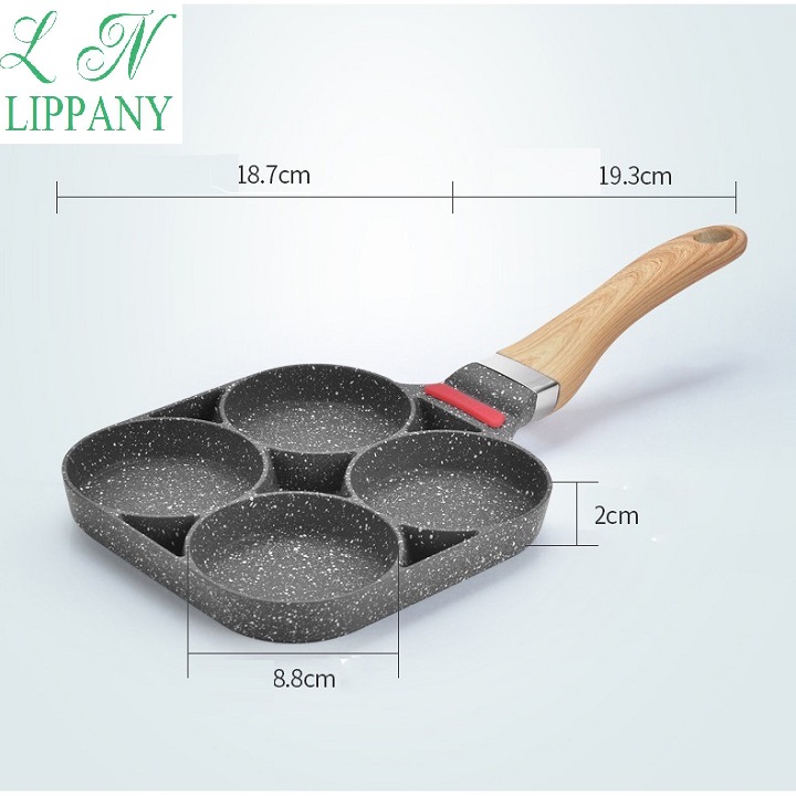 Chảo chống dính chia 4 ô , chảo chia ô , chảo chiên chia ô , chảo rán chia ngăn