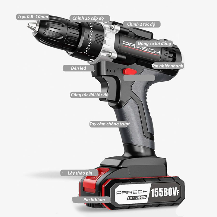 Máy Khoan Pin Cầm Tay, Máy Bắt Vít 12V