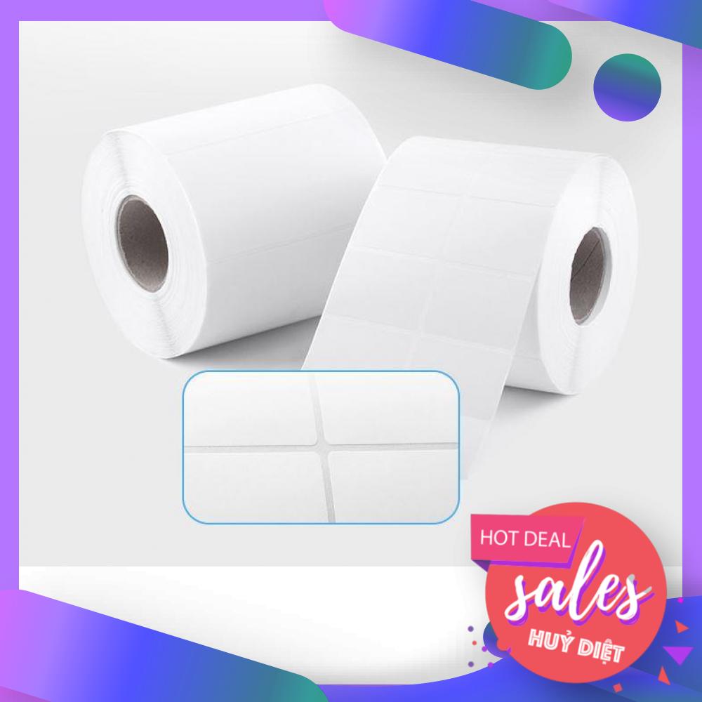 Giấy In Mã Vạch 2 Tem Nhiệt 35*22 Cho Dòng Máy In Nhiệt