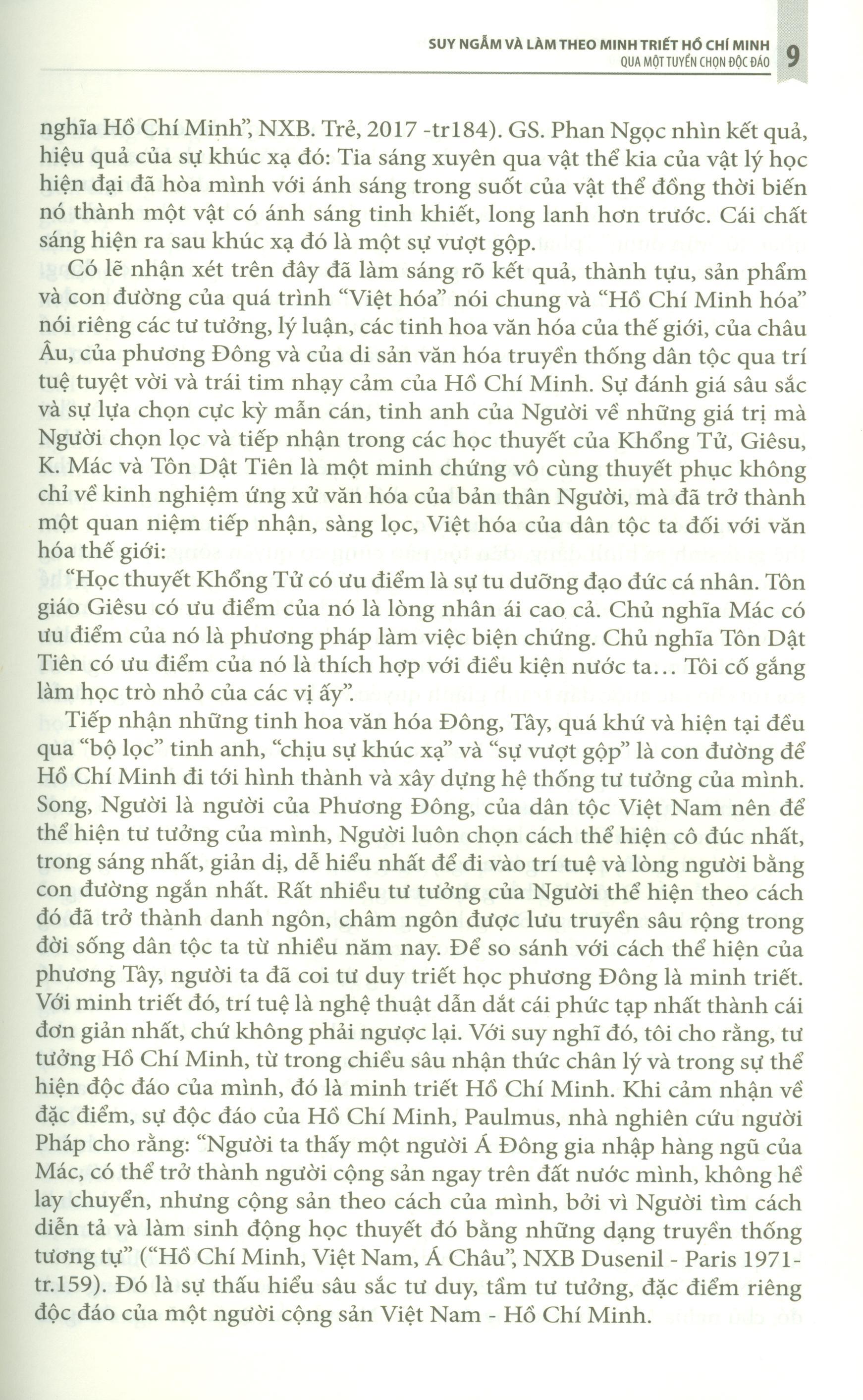 Hồ Chí Minh Danh Ngôn, Tư Tưởng - Đạo Đức (bìa cứng)